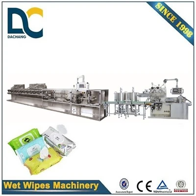 Machines industrielles pour lingettes humides